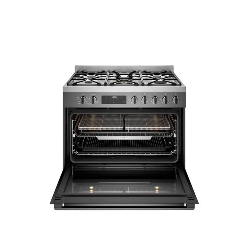 Westinghouse Dual Fuel Freestanding Cooker - Airfry Dark Stainless Steel | WFE9516DD - Image 2