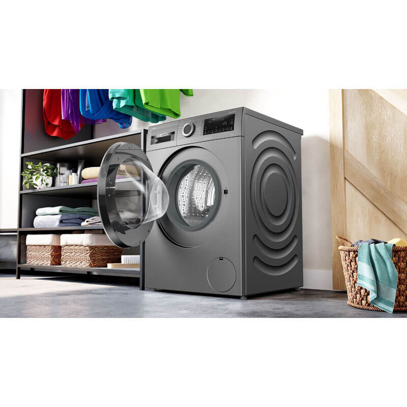 Bosch Series 6 9Kg i-Dos Graphite Grey Front Load Washing Machine | WGG244ARAU - Image 2