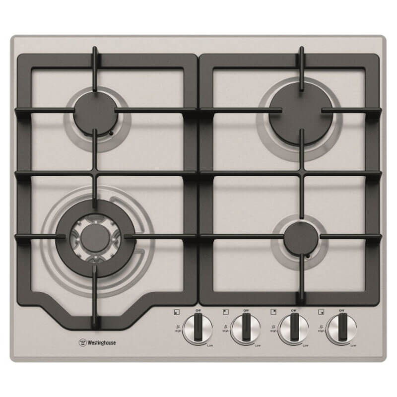 Westinghouse 60cm Stainless Steel Gas Cooktop | WHG644SC