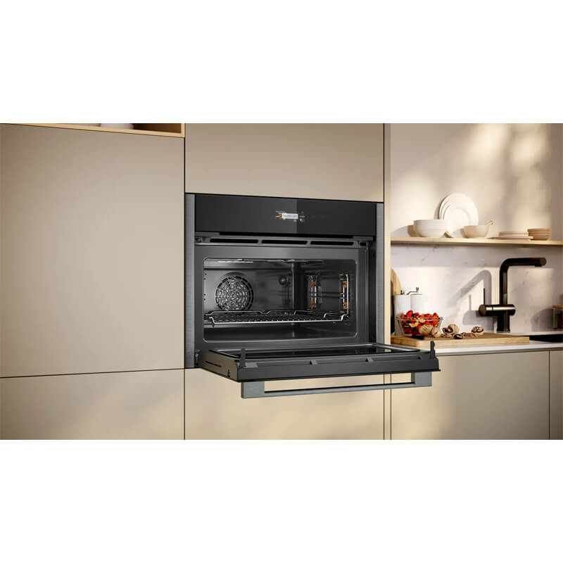 Neff Compact Oven with Microwave Graphite-Grey | C24MR21G0B - Image 2