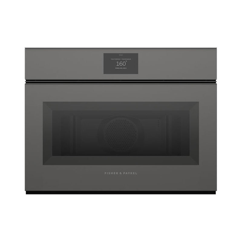 Fisher & Paykel Series 9 Combination Compact Microwave Oven 60cm 22 Function | OM60NMTNG1