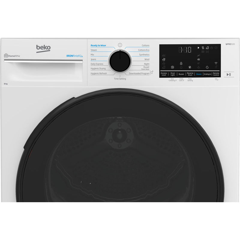 Beko 8kg Heat Pump Dryer | BDPB803SW - Image 3