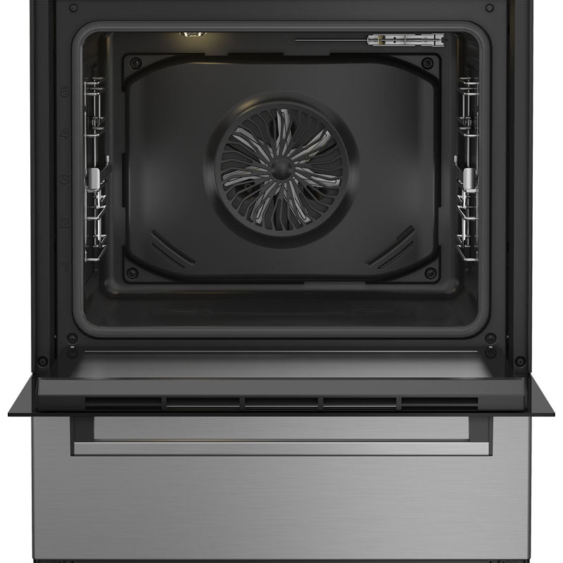 Beko 60cm Stainless Aeroperfect Cooker with Gas Cooktop | BFCB60GMX - Image 2