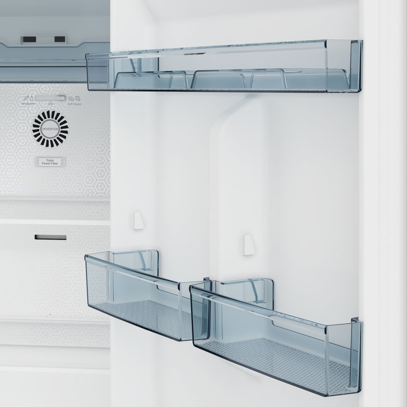 Hitachi Top Mount Refrigerator | HRTN6408SXAU - Image 2