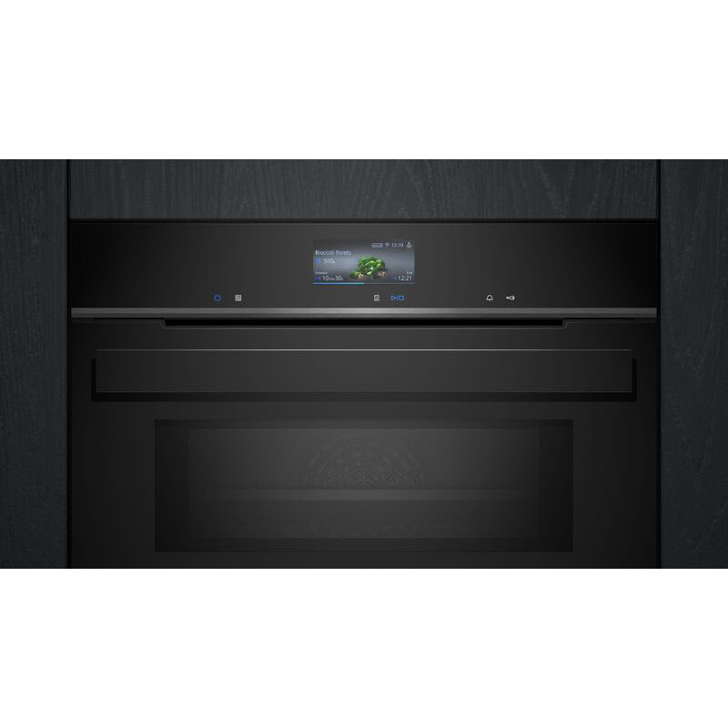 Siemens iQ700 StudioLine pyrolytic oven with Microwave | HM976GMB1B - Image 3