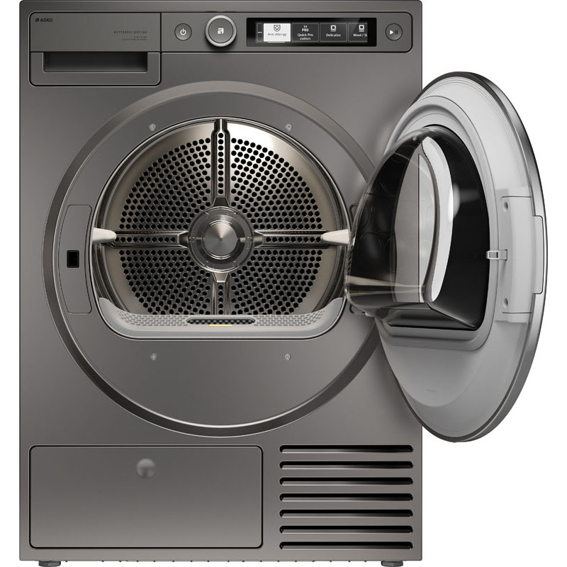 Asko Style 9kg Butterfly Drying Heat Pump Dryer - Titanium | T509HPT.AU - Image 3