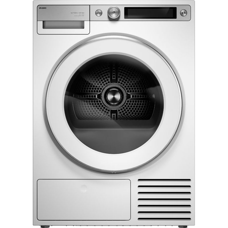 Asko Style+ 9kg Butterfly Drying Heat Pump Dryer - White | T709HUW.AU