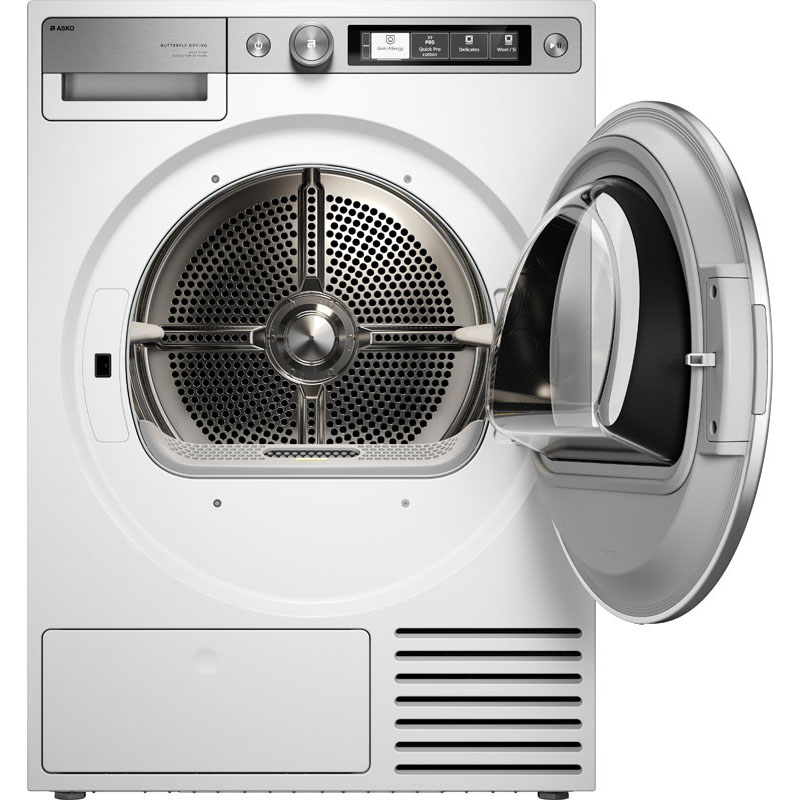 Asko Style+ 9kg Butterfly Drying Heat Pump Dryer - White | T709HUW.AU - Image 3