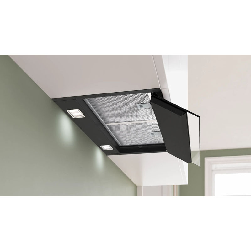 Bosch Series 6 Integrated Design Hood 60 cm clear glass black printed Black | DBB67DP60A - Image 3