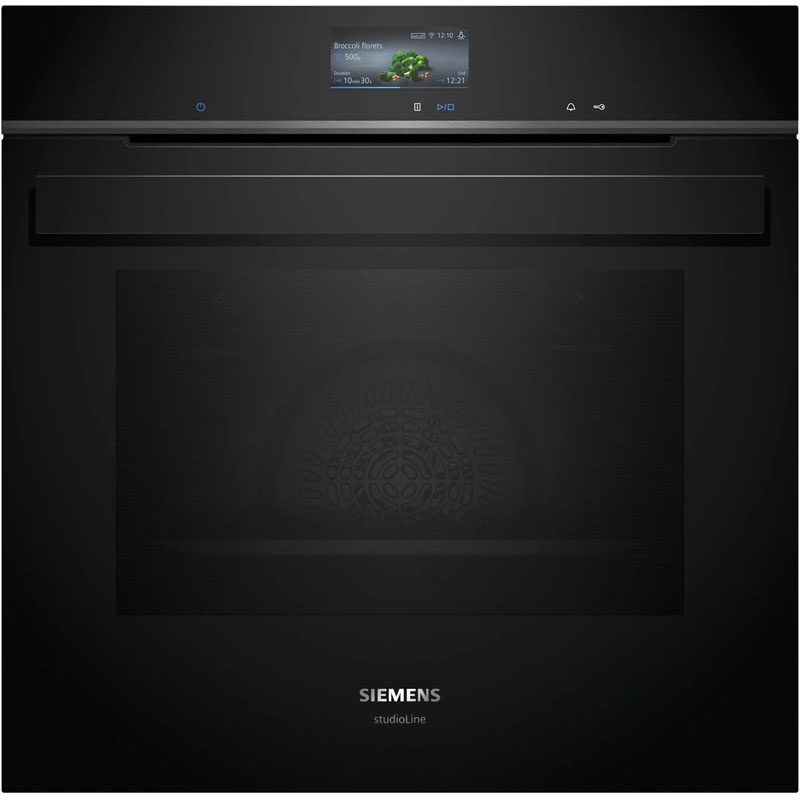 Siemens iQ700 60cm Pyrolytic Oven glossy glass | HB976GMB1B