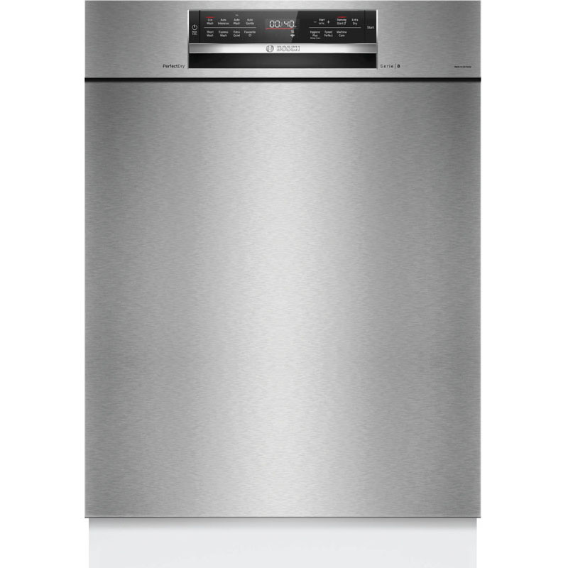 Bosch Series 8 built-under dishwasher 60 cm Brushed steel anti-fingerprint | SMI8ZCS02A