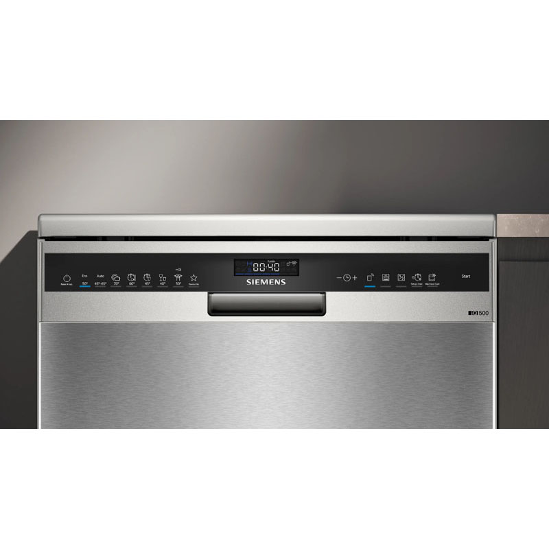 Siemens iQ500 Free-Standing Dishwasher S/Steel AutoOpen Dry 14 Place Setting 42dB | SN25EI13CE - Image 3
