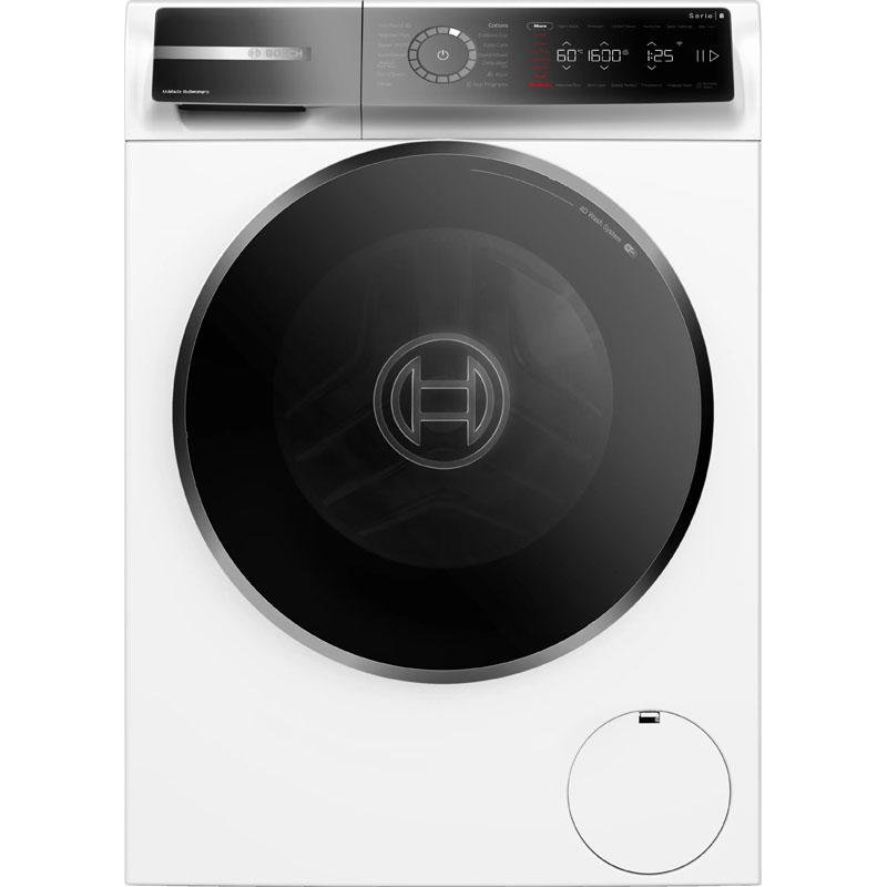 Bosch Series 8 washing machine front loader 10 kg 1600 rpm | WGB25601AU