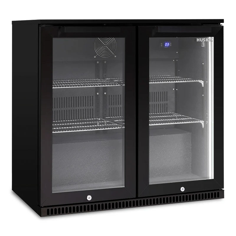 Husky 190L Double Door Alfresco Drinks Chiller | ALFC2BK840ELB