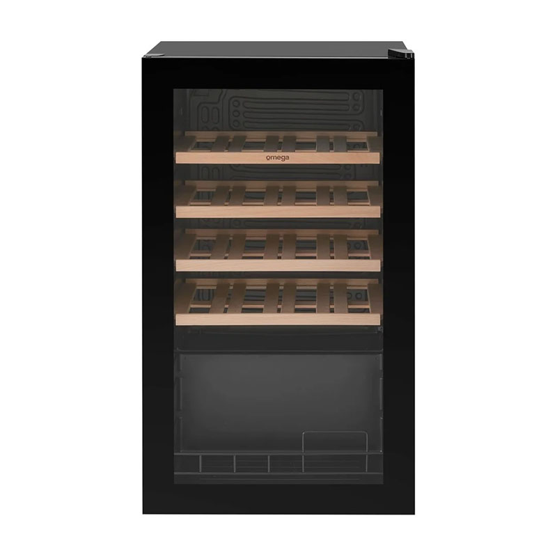 Omega Omega 34 Bottle Single Zone Freestanding Wine Cellar | OCWFS34SB