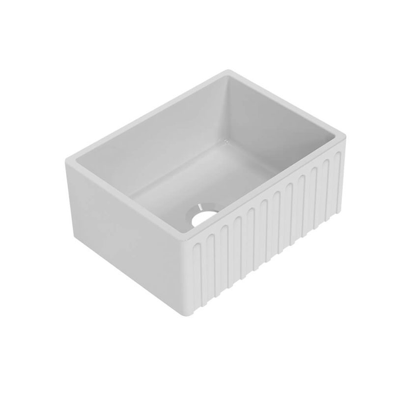 Turner Hastings Cove 60 Fireclay Gloss White Butler Sink (Does not include wastes free) | CV60FS
